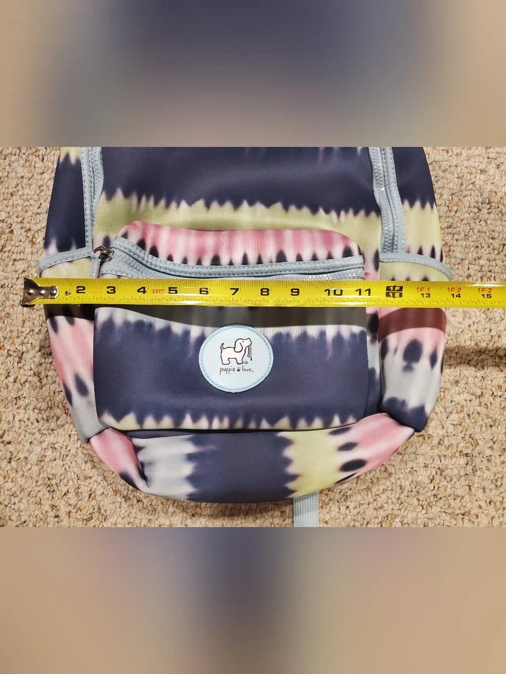 NWOT Puppie Love Tie Dye Backpack